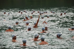 Travessia al pantà de Sant Llorenç (Foto: CEN Balaguer)