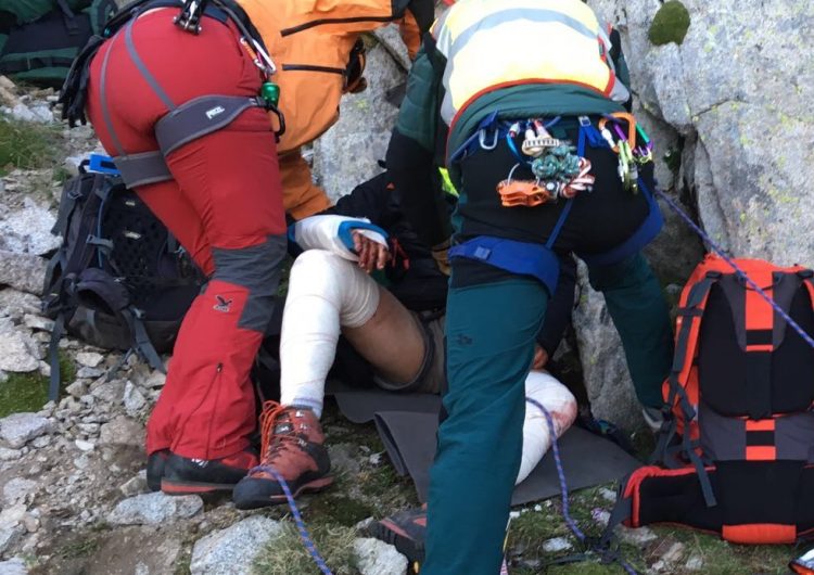Dos nois de 19  i 26 anys de Balaguer i Bellcaire, en estat greu després de caure per una muntanya a Benasc