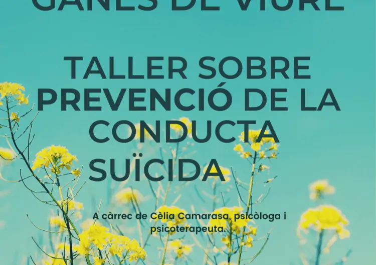 L’Oficina Jove de la Noguera programa un taller sobre prevenció de conductes suïcides