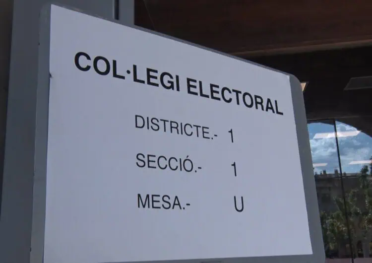 Obertura amb normalitat dels col·legis electorals a Balaguer