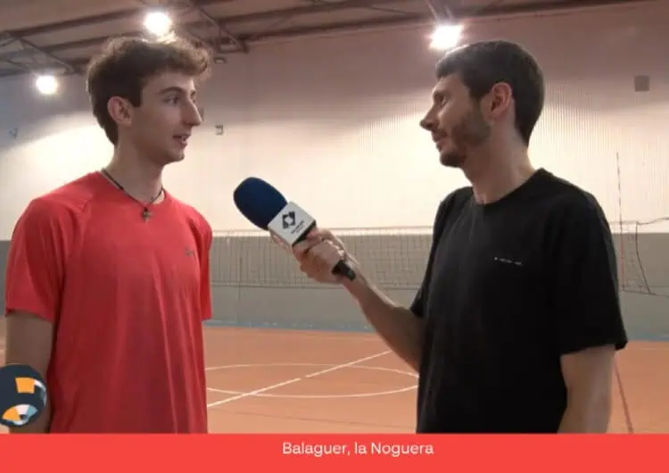 El balaguerí Bernat Castellà esdevé una promesa del voleibol