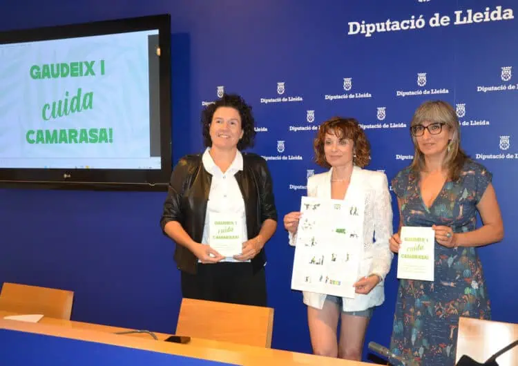 Camarasa presenta una campanya de sensibilització turística fonamentada en la sostenibilitat