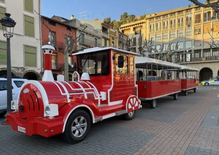 La Paeria posa en marxa el Tren Turístic de Nadal