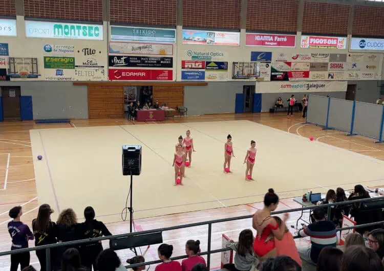 Mig miler d’esportistes participen al Trofeu de Gimnàstica Rítmica de Balaguer